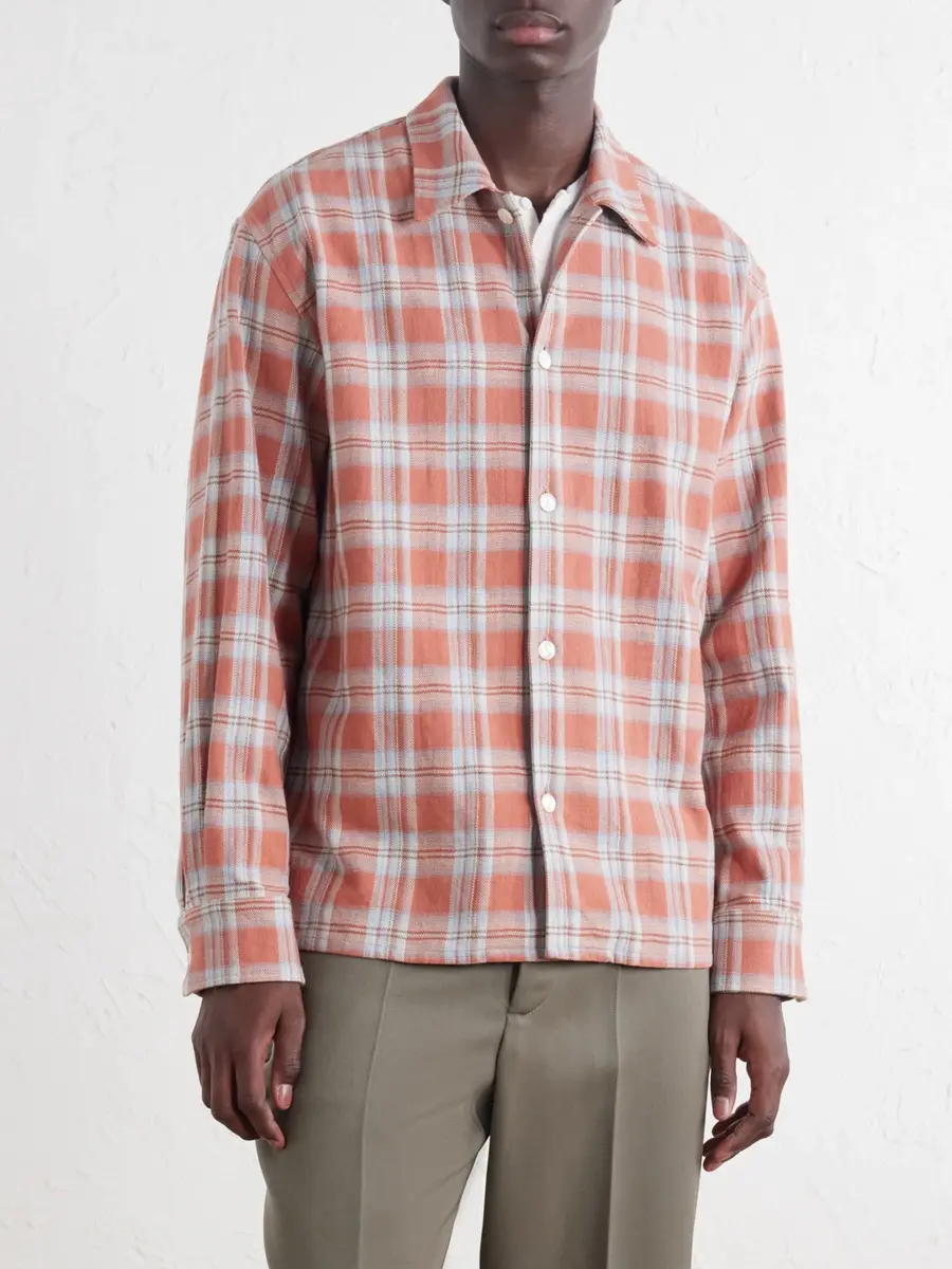 Second/Layer Checked Cotton-Flannel Shirt - Men | Thumbnail 3
