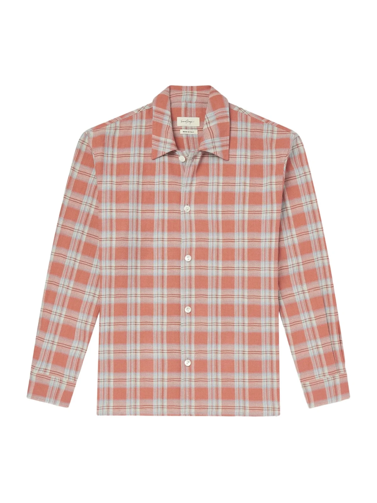 Second/Layer Checked Cotton-Flannel Shirt - Men