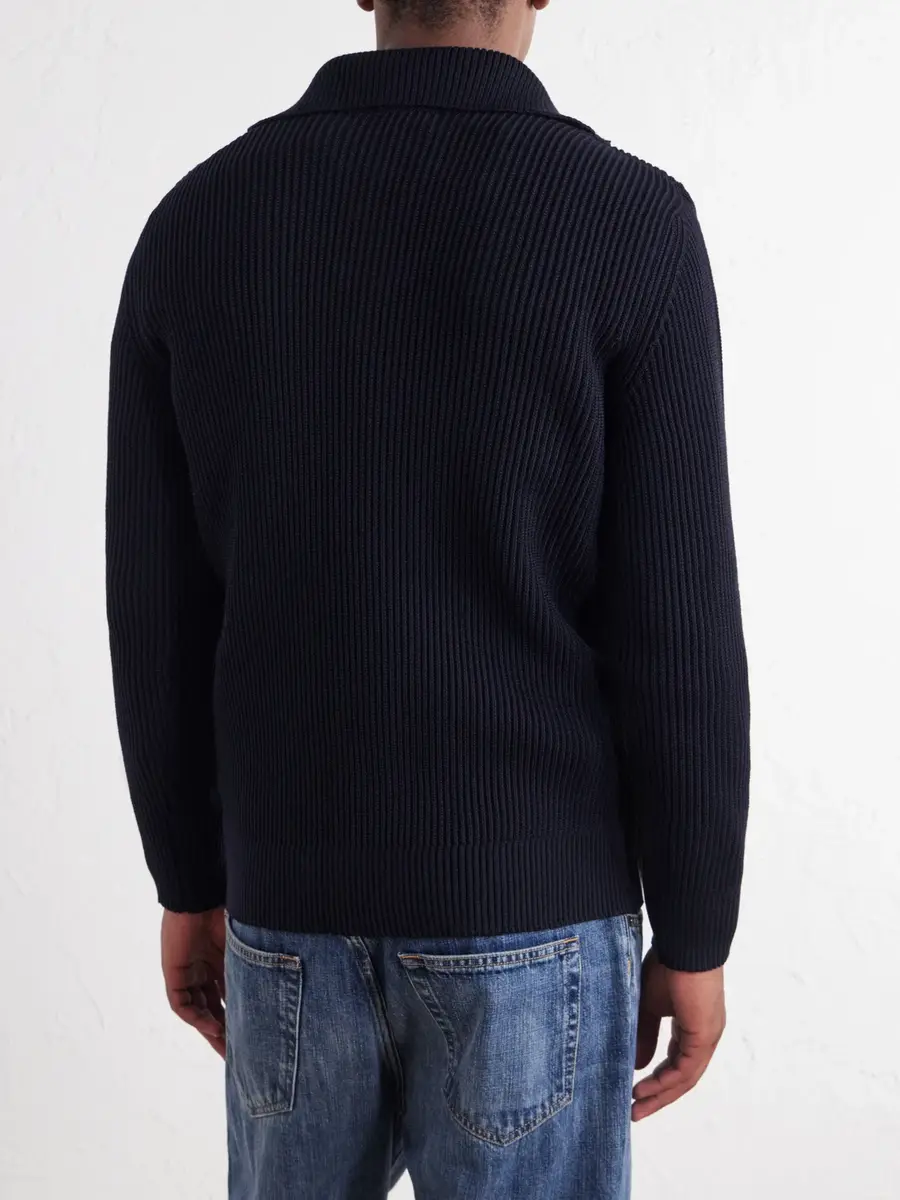 S.N.S. Herning Fender Ribbed Wool Half-Zip Sweater - Men | Thumbnail 4 S.N.S. Herning Fender Ribbed Wool Half-Zip Sweater - Men | Thumbnail 4