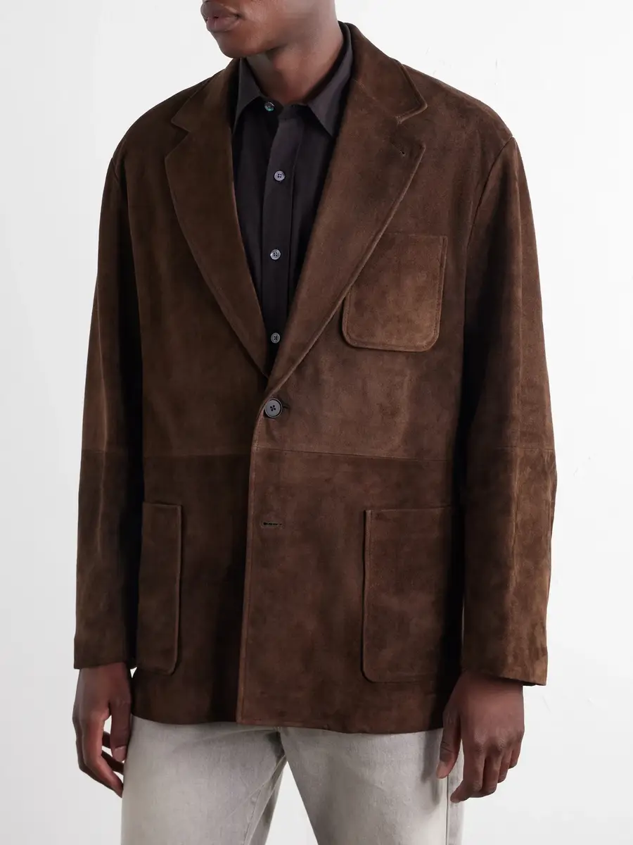 ssstein Panelled Suede Blazer - Men | Thumbnail 3 ssstein Panelled Suede Blazer - Men | Thumbnail 3