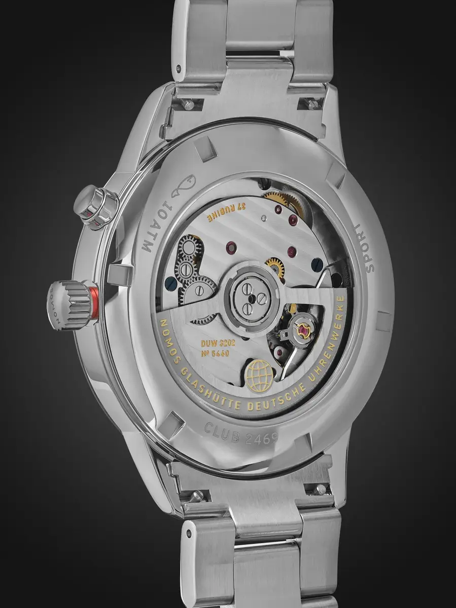 NOMOS Glashütte Club Sport Neomatik Worldtimer Automatic Chronograph Stainless Steel Watch, Ref. 792 - Men | Thumbnail 5 NOMOS Glashütte Club Sport Neomatik Worldtimer Automatic Chronograph Stainless Steel Watch, Ref. 792 - Men | Thumbnail 5