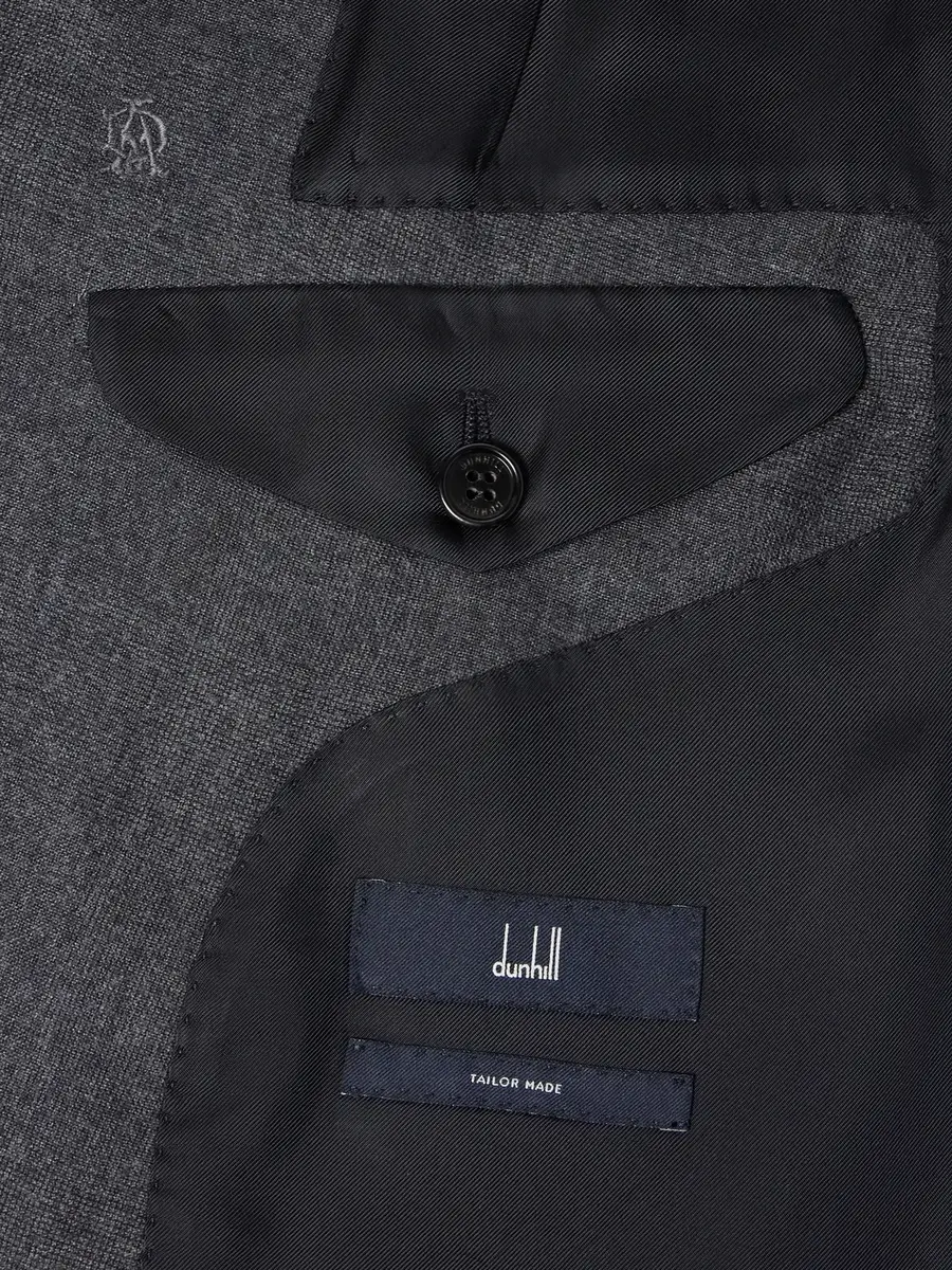 dunhill Double-Breasted Wool and Cashmere-Blend Suit Jacket - Men | Thumbnail 3