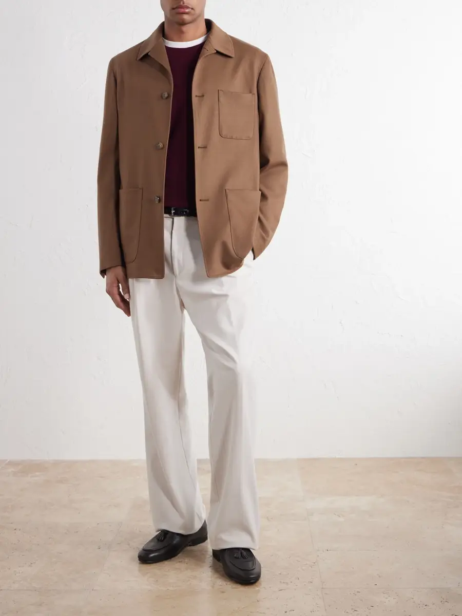 Canali Wool-Blend Jacket - Men | Thumbnail 2 Canali Wool-Blend Jacket - Men | Thumbnail 2