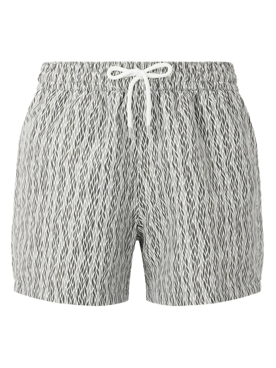 Frescobol Carioca Rio Straight-Leg Mid-Length Printed Recycled Swim Shorts - Men