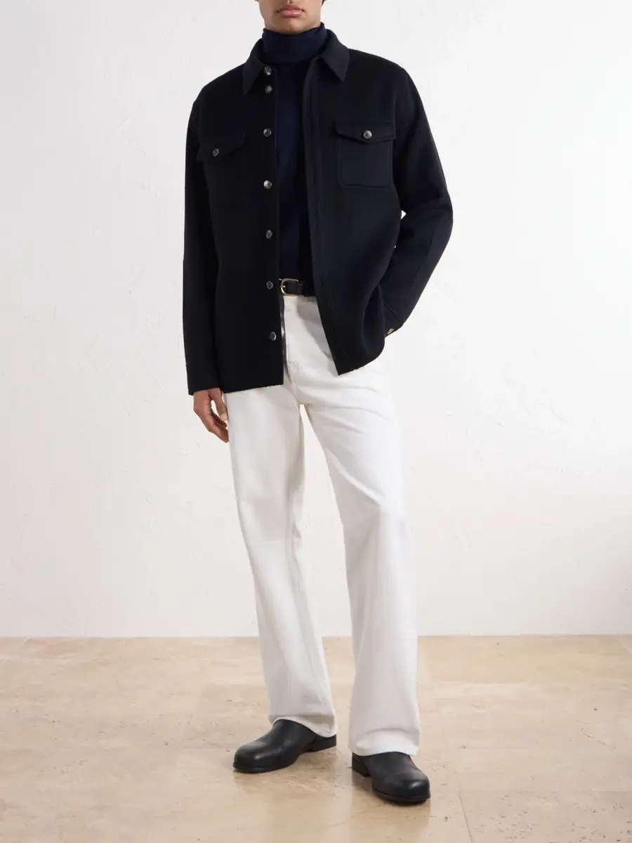 Gabriela Hearst Lucas Cashmere Overshirt - Men | Thumbnail 2 Gabriela Hearst Lucas Cashmere Overshirt - Men | Thumbnail 2