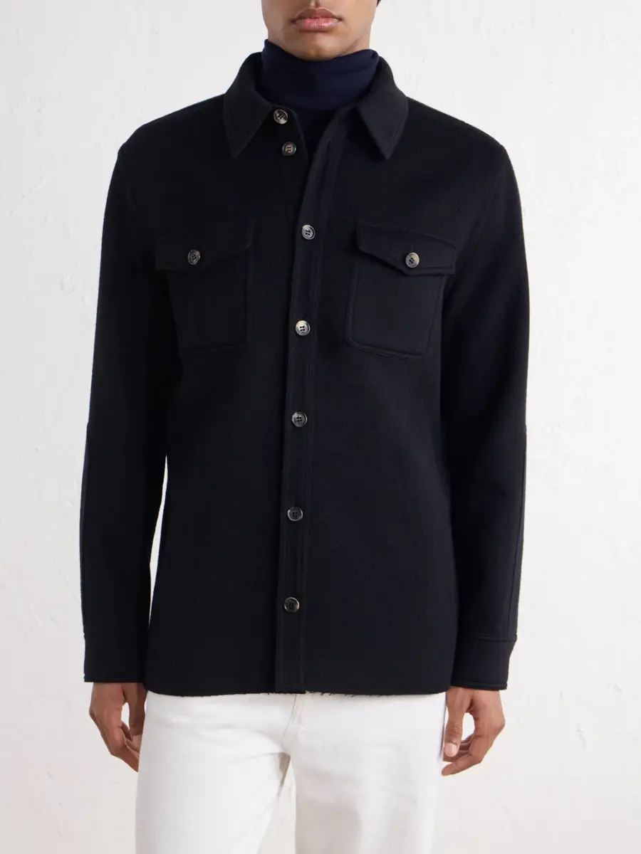Gabriela Hearst Lucas Cashmere Overshirt - Men | Thumbnail 3 Gabriela Hearst Lucas Cashmere Overshirt - Men | Thumbnail 3