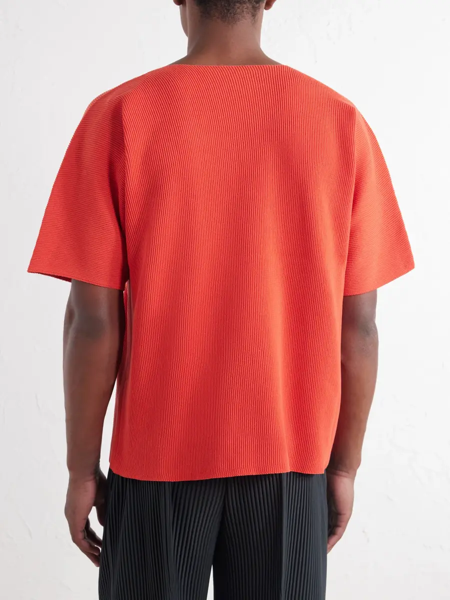 Homme Plissé Issey Miyake Ribbed-Knit T-Shirt - Men | Thumbnail 4