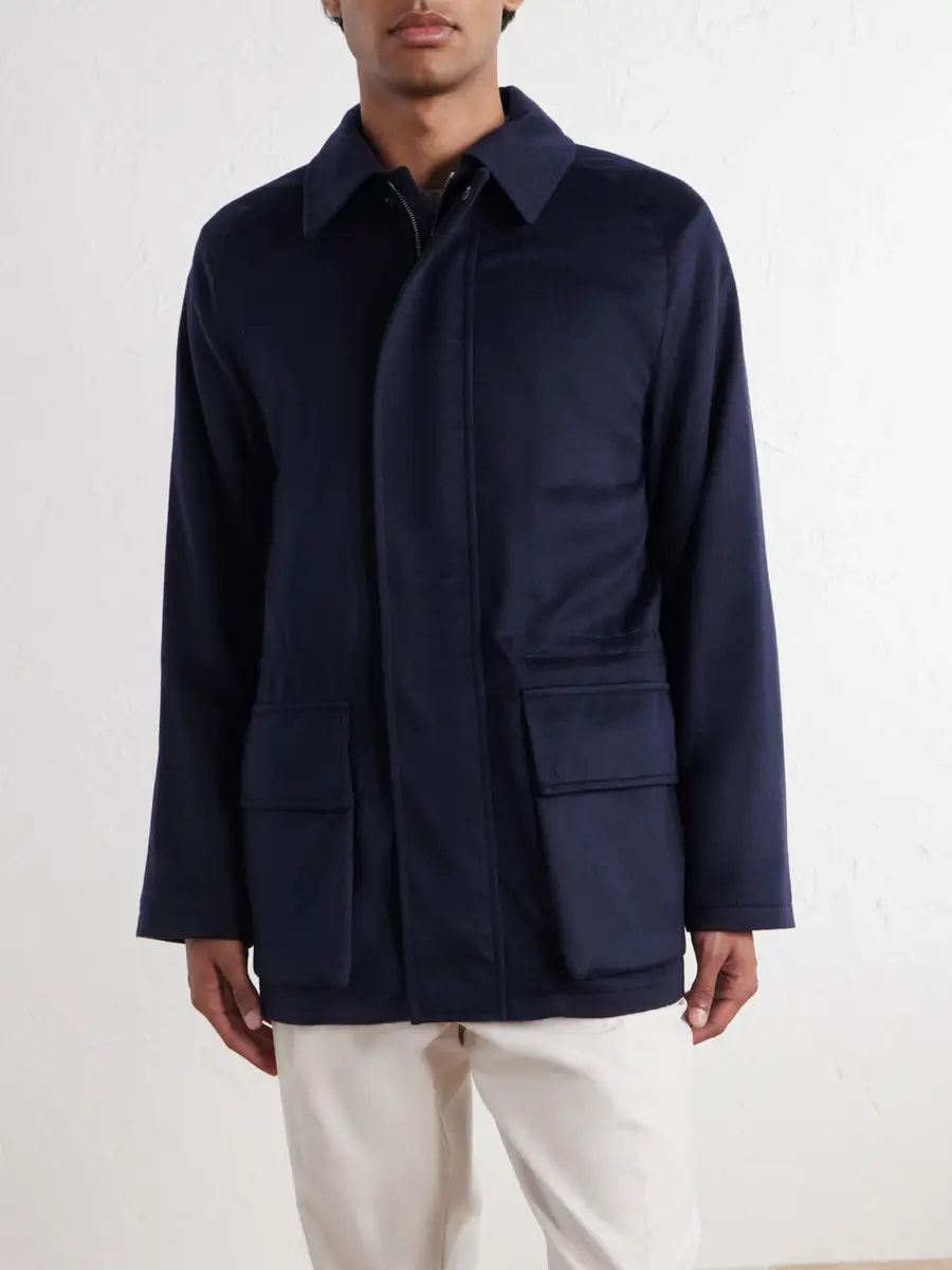 Saman Amel Brushed Cashmere Coat - Men | Thumbnail 3 Saman Amel Brushed Cashmere Coat - Men | Thumbnail 3