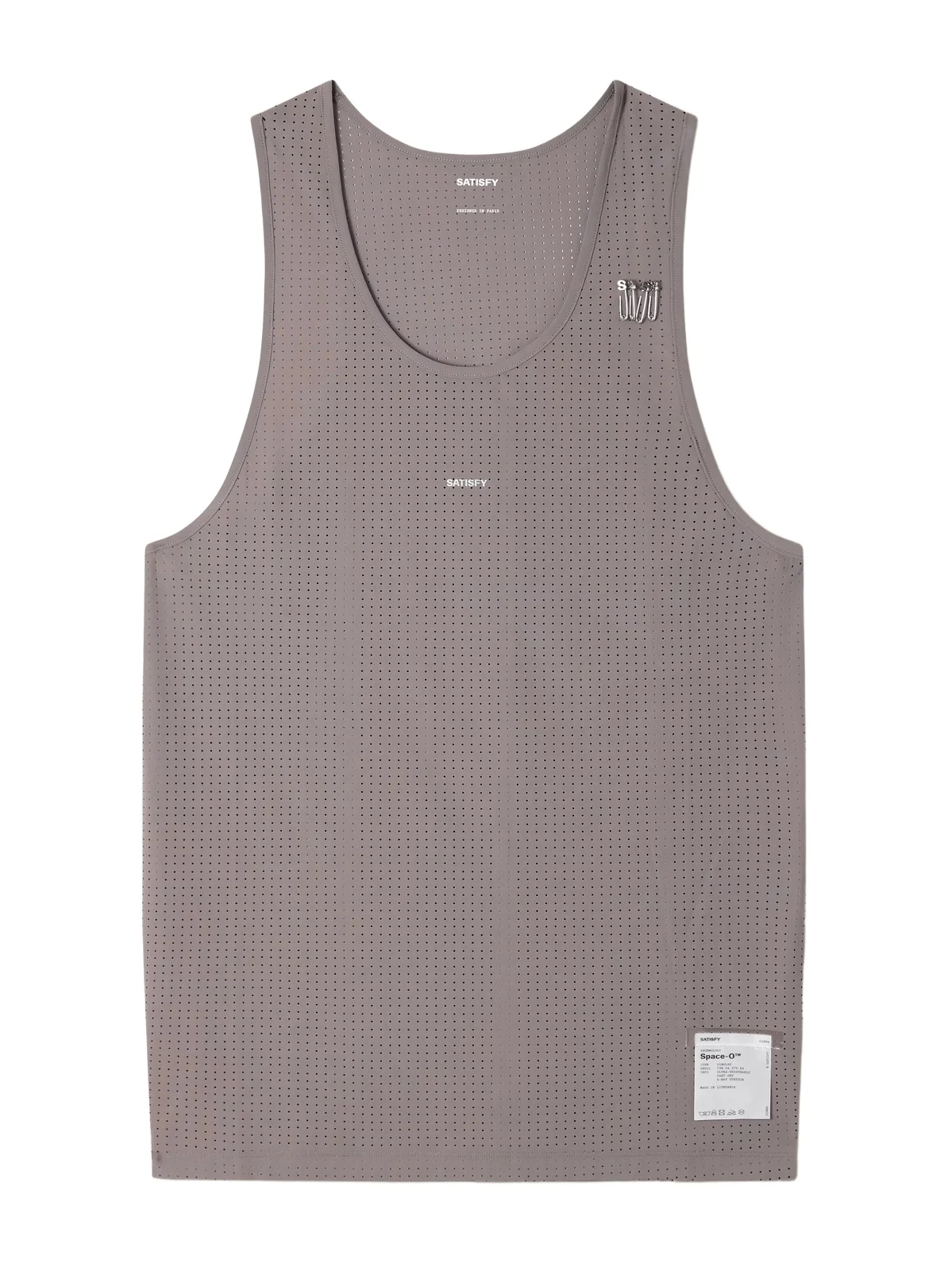 Satisfy Embellished Logo-Appliquéd Space-O™ Mesh Tank Top - Men