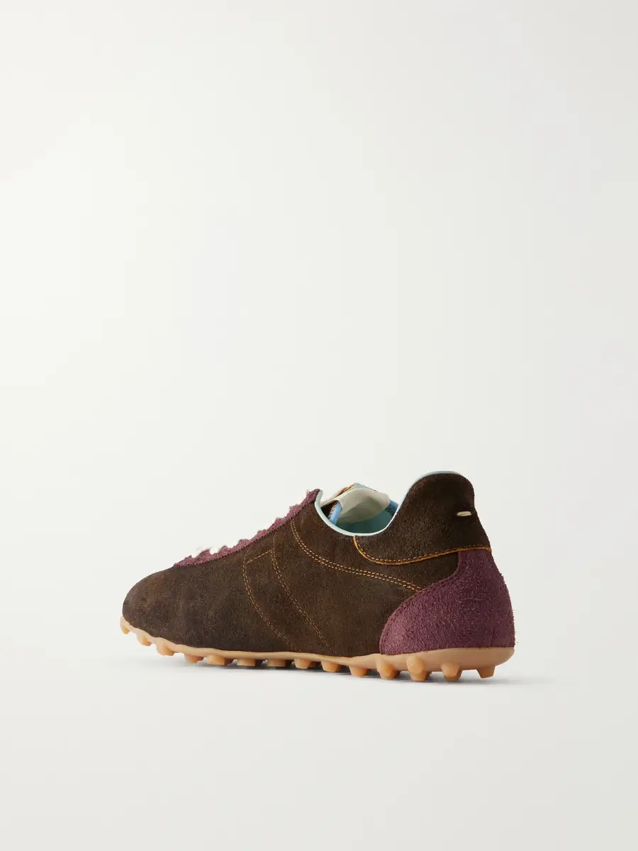 Maison Margiela Sprinters Panelled Suede Sneakers - Men | Thumbnail 4 Maison Margiela Sprinters Panelled Suede Sneakers - Men | Thumbnail 4
