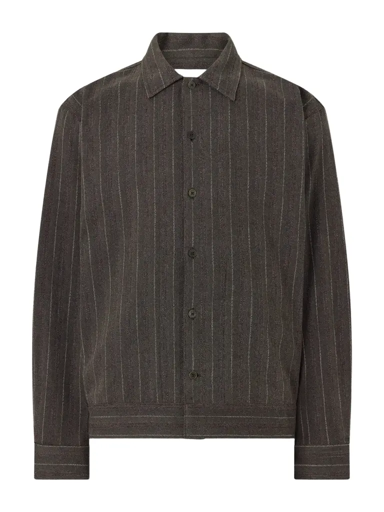 NN07 Reed 50091 Striped Cotton-Blend Overshirt - Men