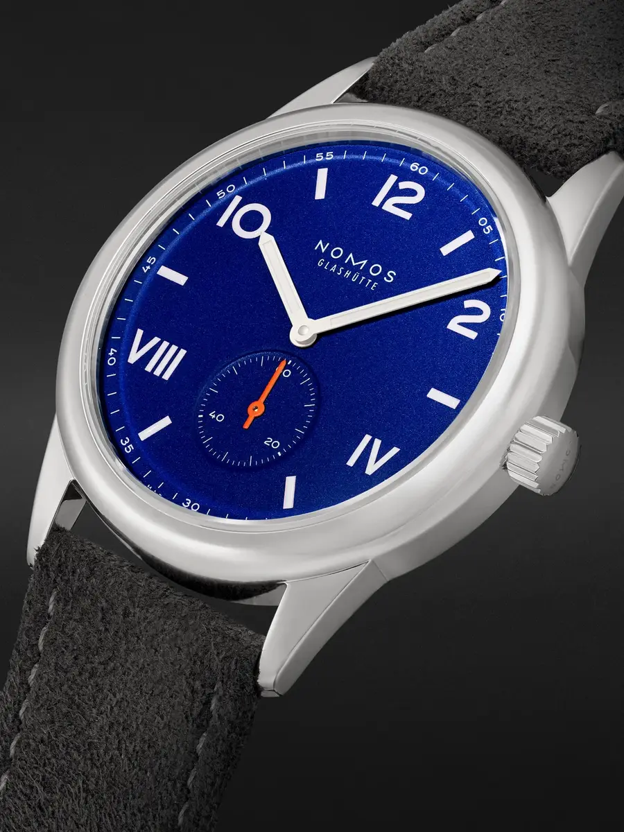NOMOS Glashütte Club Campus 38.5 Hand-Wound Stainless Steel and Alcantara® Watch, Ref. No. 722.GB - Men | Thumbnail 4 NOMOS Glashütte Club Campus 38.5 Hand-Wound Stainless Steel and Alcantara® Watch, Ref. No. 722.GB - Men | Thumbnail 4