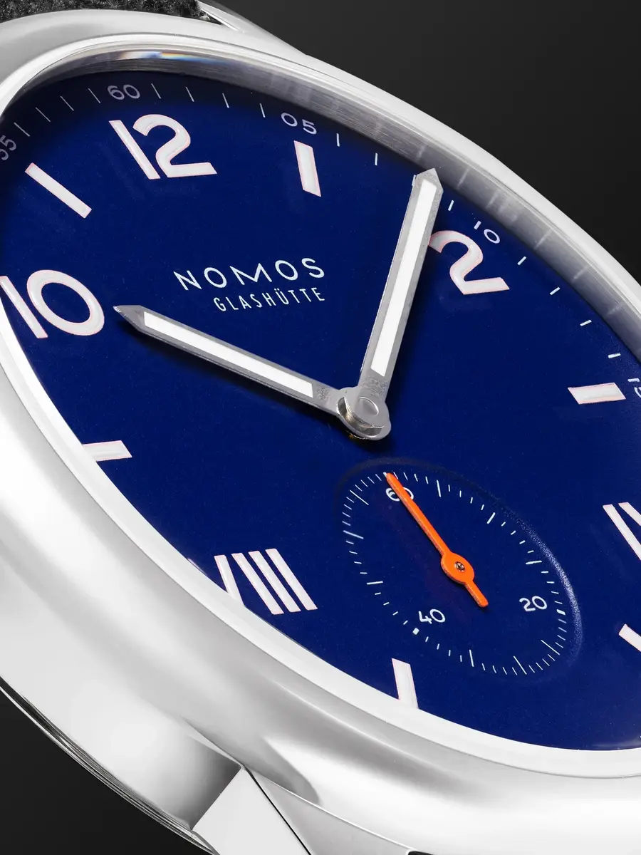 NOMOS Glashütte Club Campus 38.5 Hand-Wound Stainless Steel and Alcantara® Watch, Ref. No. 722.GB - Men | Thumbnail 6 NOMOS Glashütte Club Campus 38.5 Hand-Wound Stainless Steel and Alcantara® Watch, Ref. No. 722.GB - Men | Thumbnail 6