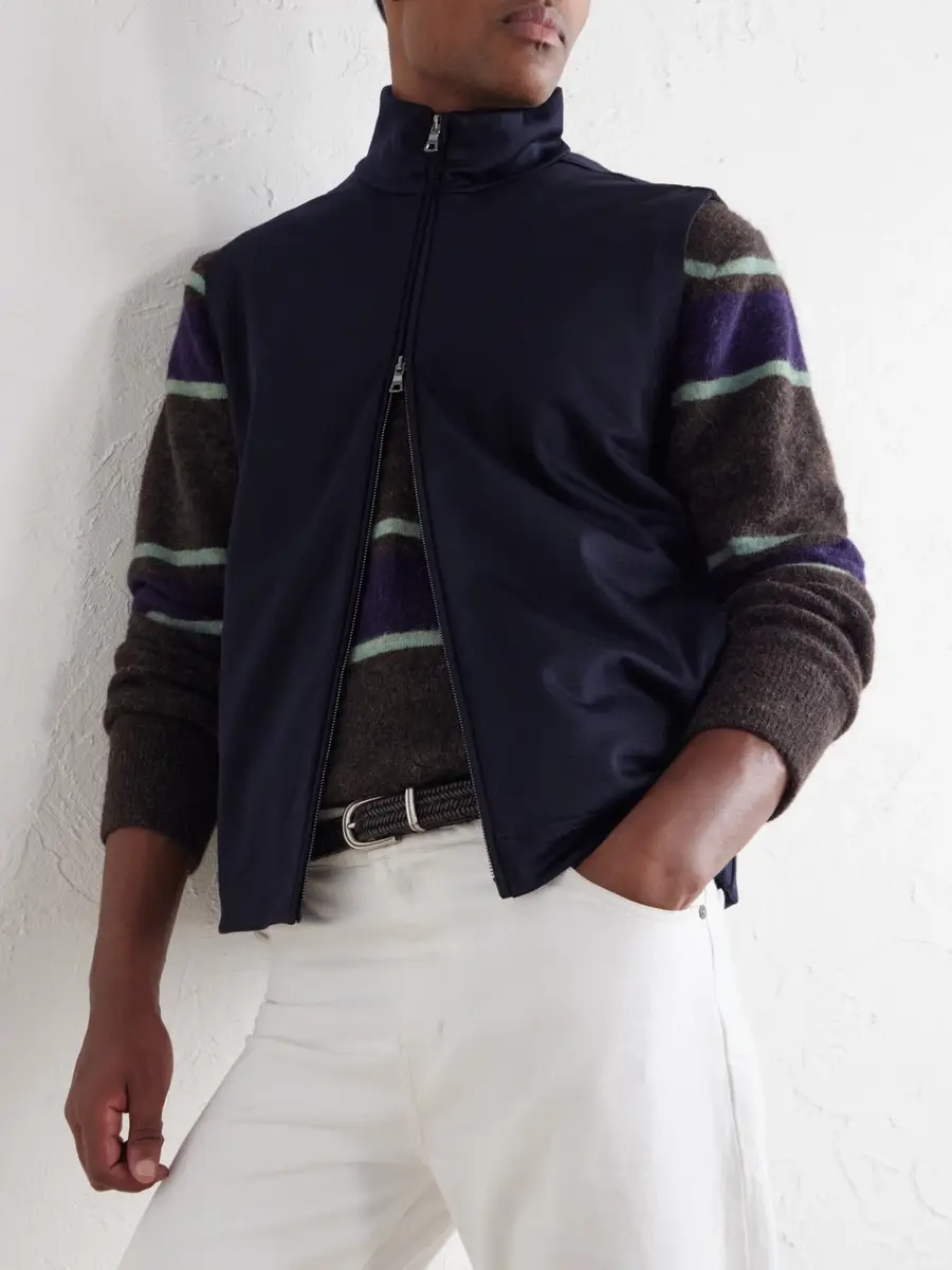 Orlebar Brown Dorien Stretch-Jersey Gilet - Men | Thumbnail 5