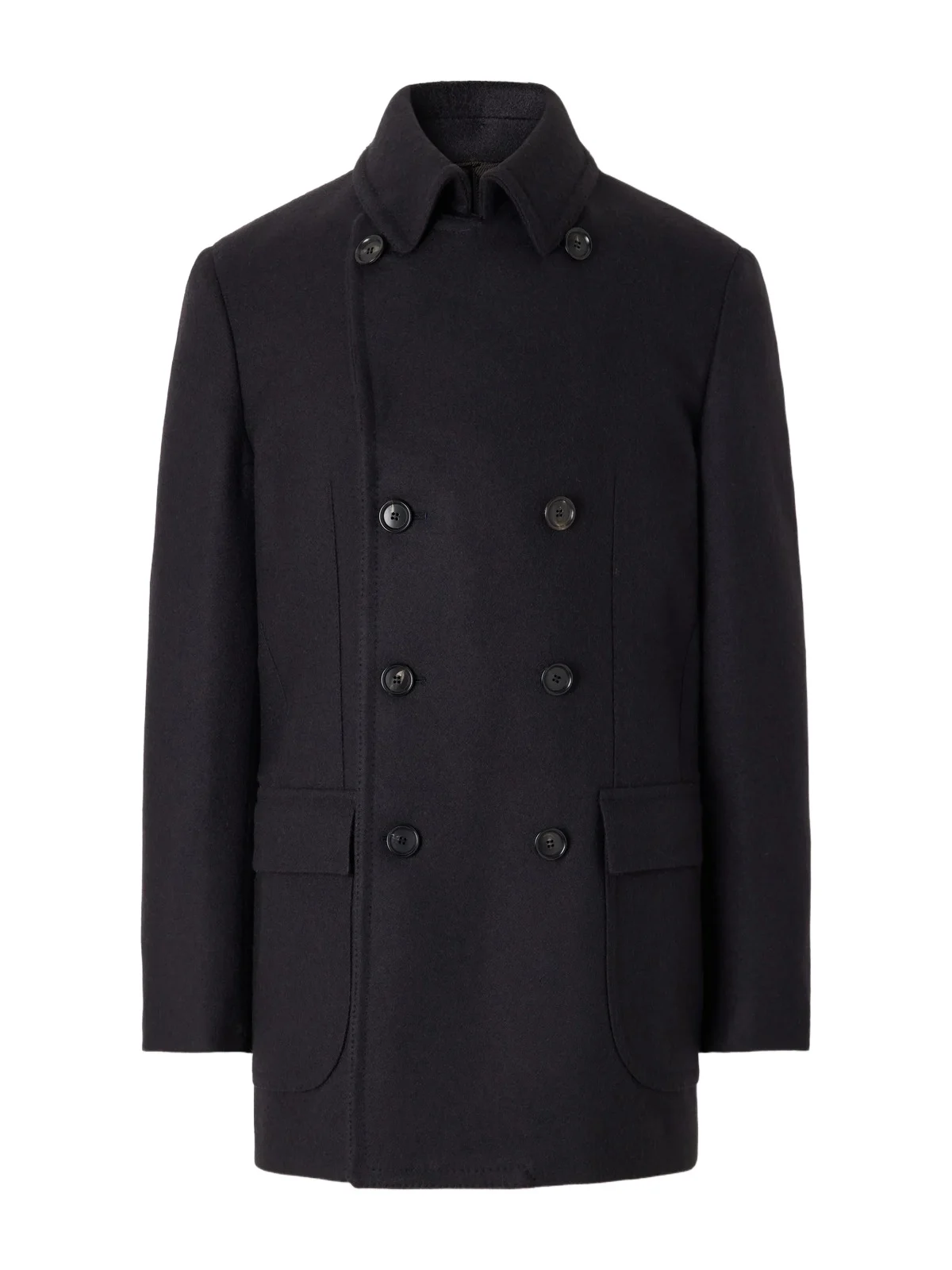 De Petrillo Double-Breasted Virgin Wool Coat - Men