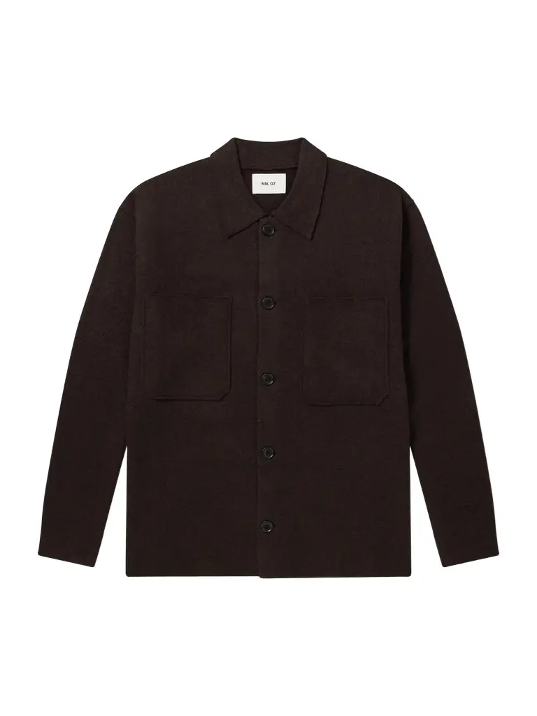 NN07 Jonas 6398 Merino Wool Overshirt - Men