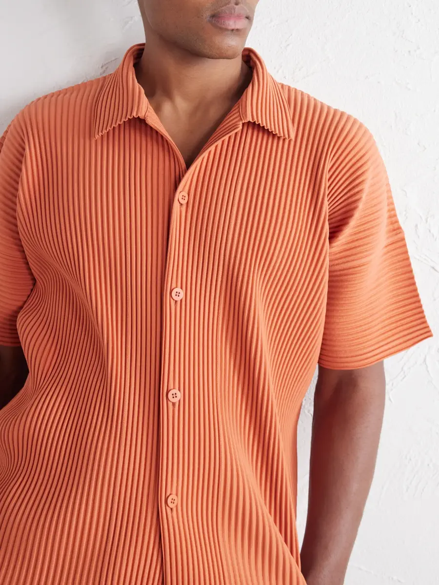 Homme Plissé Issey Miyake August Pleated Shirt - Men | Thumbnail 5 Homme Plissé Issey Miyake August Pleated Shirt - Men | Thumbnail 5