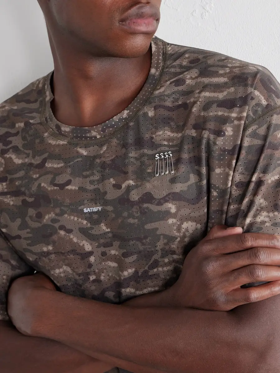 Satisfy Embellished Printed Space-O™ Mesh T-shirt - Men | Thumbnail 5