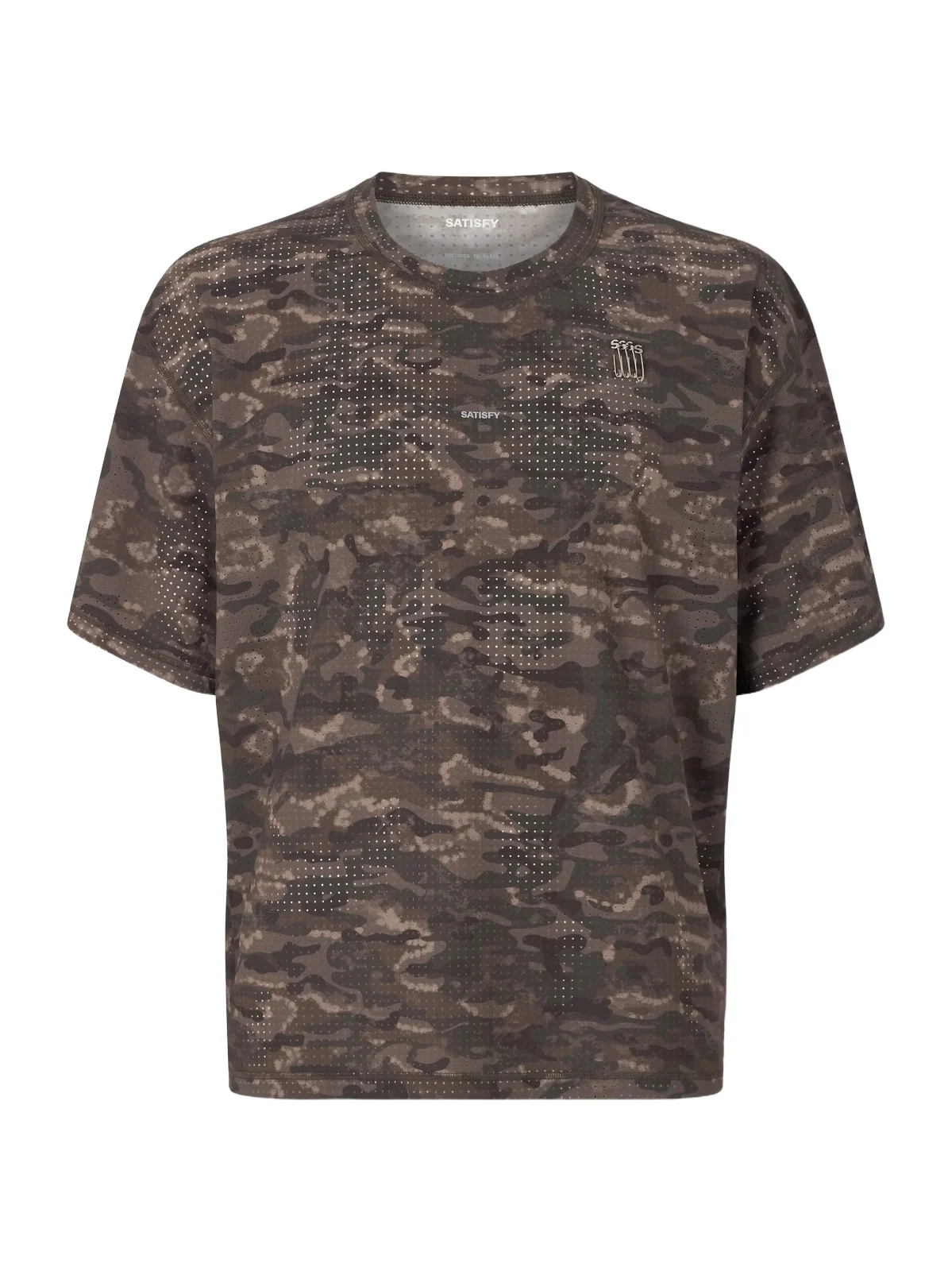 Satisfy Embellished Printed Space-O™ Mesh T-shirt - Men