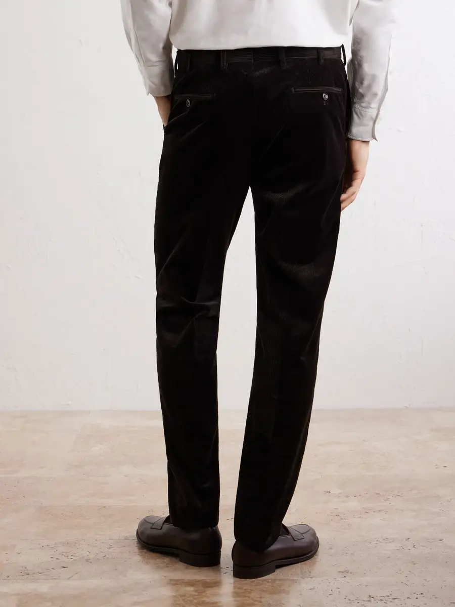 De Petrillo Straight-Leg Cotton-Blend Corduroy Trousers - Men | Thumbnail 4 De Petrillo Straight-Leg Cotton-Blend Corduroy Trousers - Men | Thumbnail 4