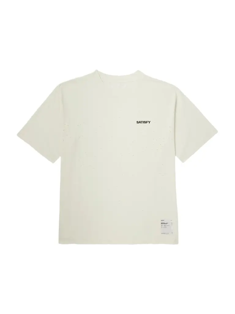 Logo-Print Distressed MothTech™ Cotton-Jersey T-Shirt - Men