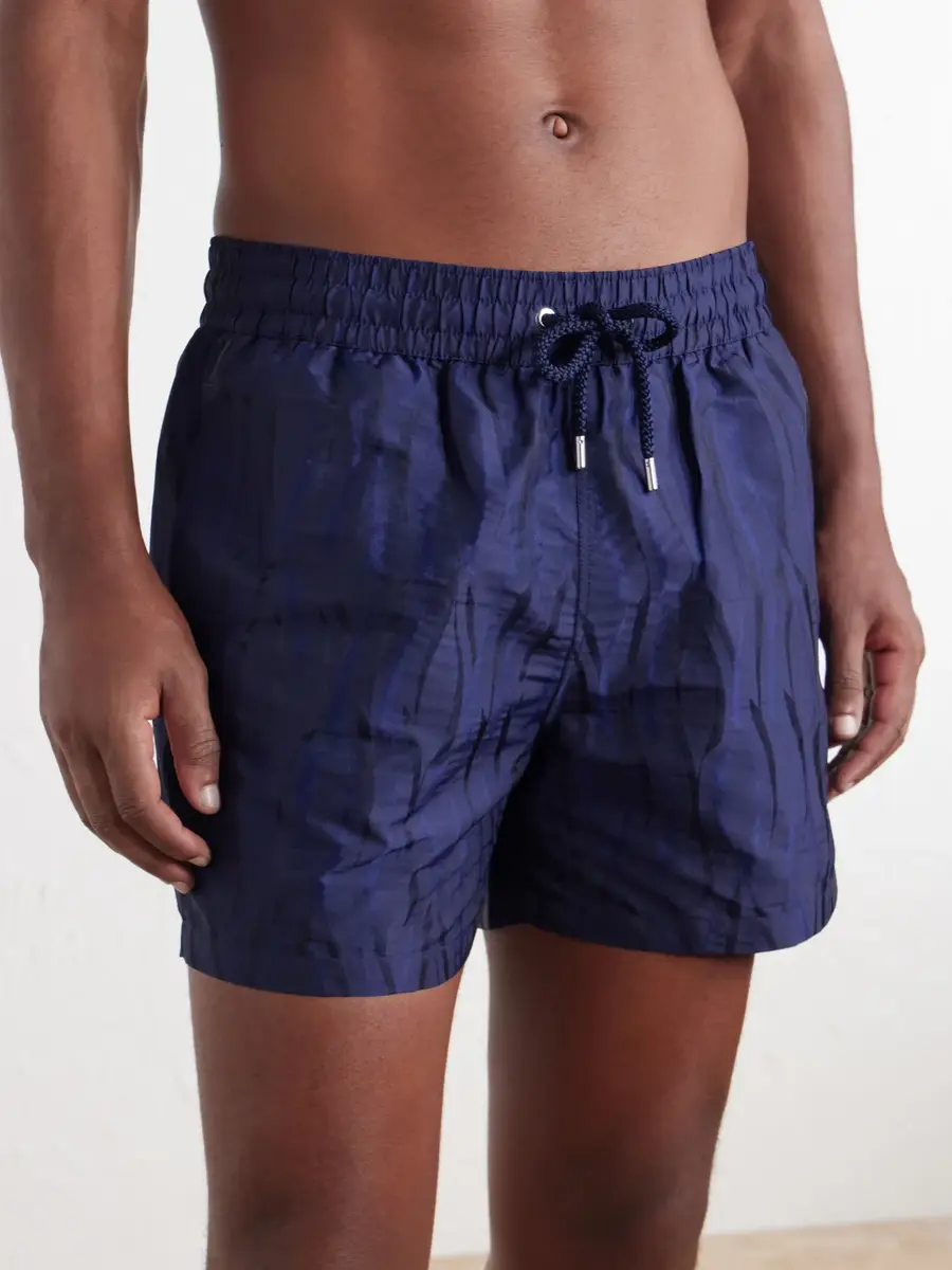Frescobol Carioca Rio Straight-Leg Mid-Length Printed Recycled Swim Shorts - Men | Thumbnail 2 Frescobol Carioca Rio Straight-Leg Mid-Length Printed Recycled Swim Shorts - Men | Thumbnail 2