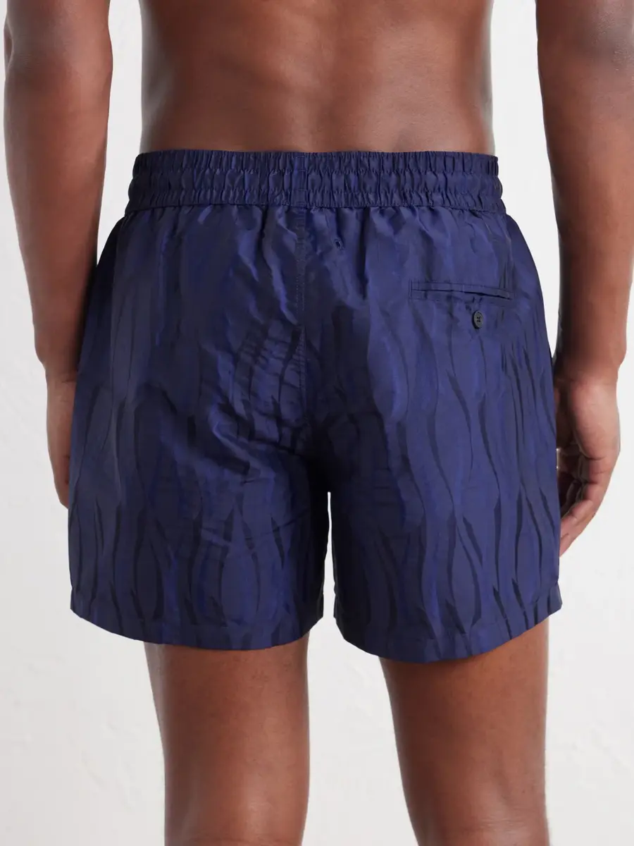 Frescobol Carioca Rio Straight-Leg Mid-Length Printed Recycled Swim Shorts - Men | Thumbnail 3 Frescobol Carioca Rio Straight-Leg Mid-Length Printed Recycled Swim Shorts - Men | Thumbnail 3