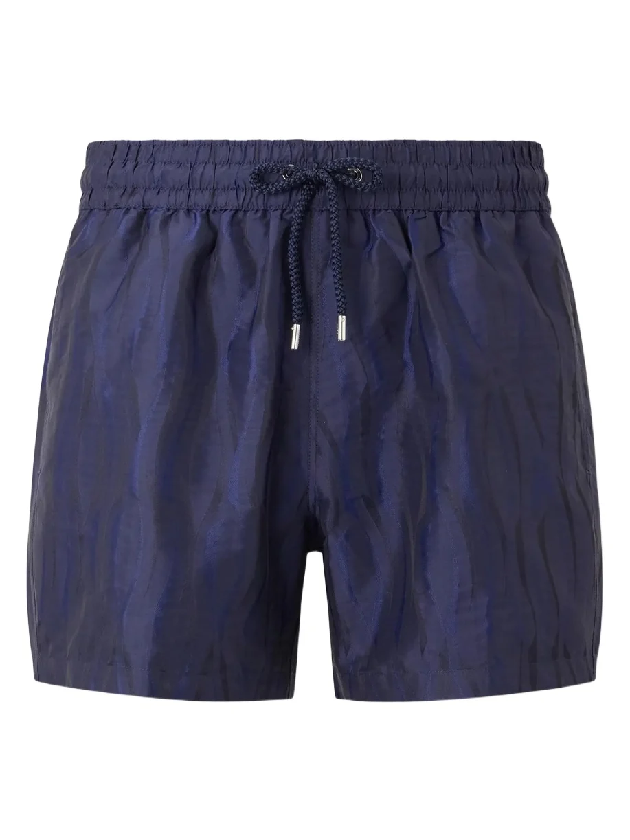 Frescobol Carioca Rio Straight-Leg Mid-Length Printed Recycled Swim Shorts - Men