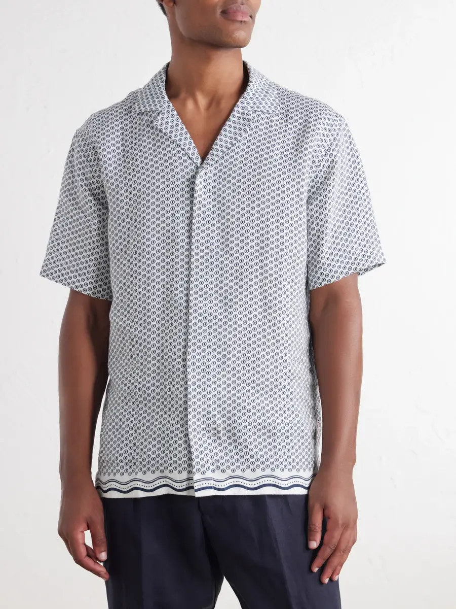 Orlebar Brown Maitan Printed Linen Shirt - Men | Thumbnail 3 Orlebar Brown Maitan Printed Linen Shirt - Men | Thumbnail 3