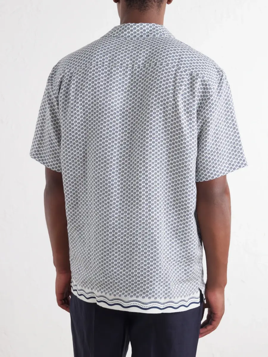 Orlebar Brown Maitan Printed Linen Shirt - Men | Thumbnail 4 Orlebar Brown Maitan Printed Linen Shirt - Men | Thumbnail 4
