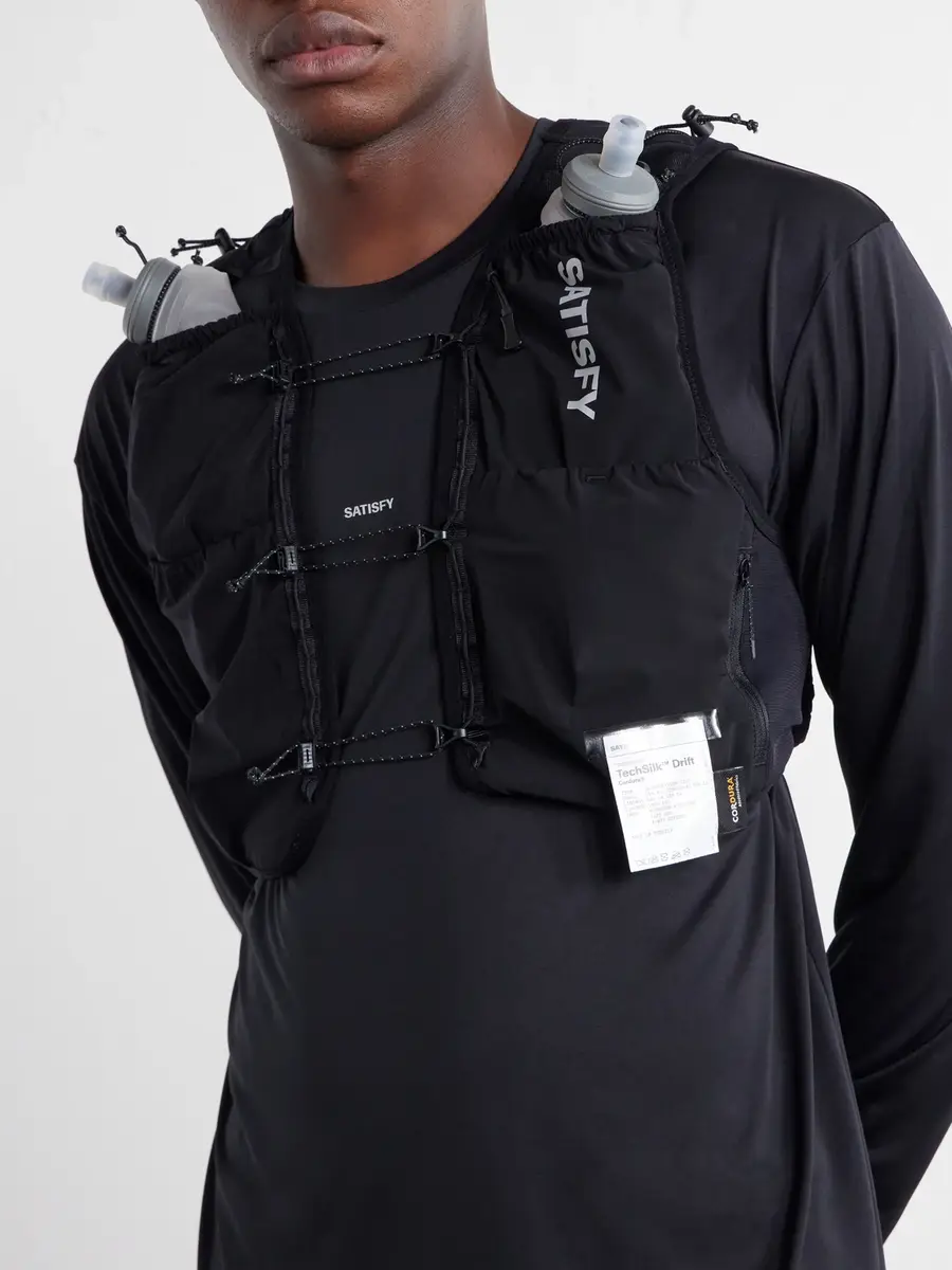 Satisfy Logo-Print Appliquéd TechSilk™ Drift and CORDURA® Hydration Vest, 5L - Men | Thumbnail 4 Satisfy Logo-Print Appliquéd TechSilk™ Drift and CORDURA® Hydration Vest, 5L - Men | Thumbnail 4