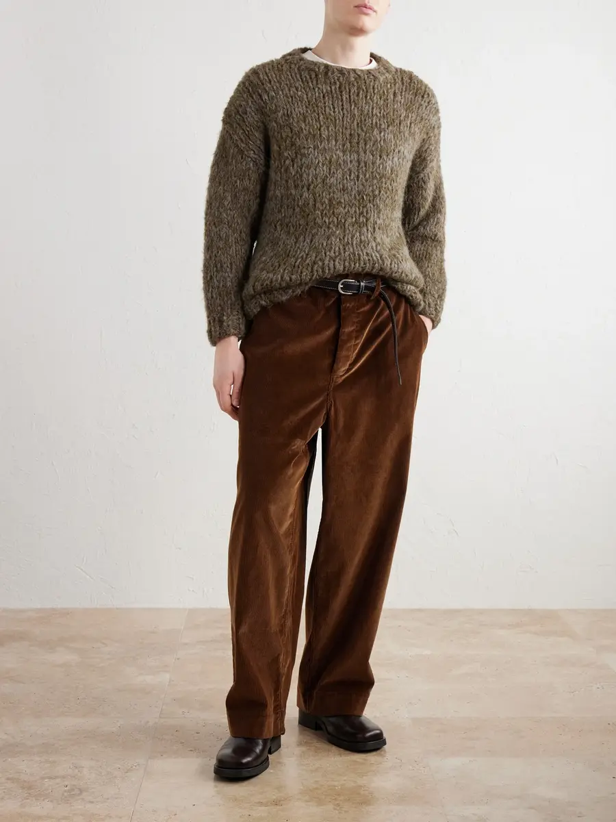 Casey Casey Albello Straight-Leg Cotton-Corduroy Trousers - Men | Thumbnail 2