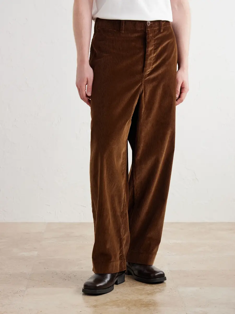 Casey Casey Albello Straight-Leg Cotton-Corduroy Trousers - Men | Thumbnail 3