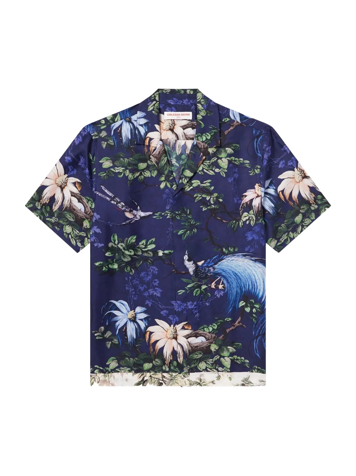 Maitan Camp-Collar Printed Silk Shirt - Men Maitan Camp-Collar Printed Silk Shirt - Men