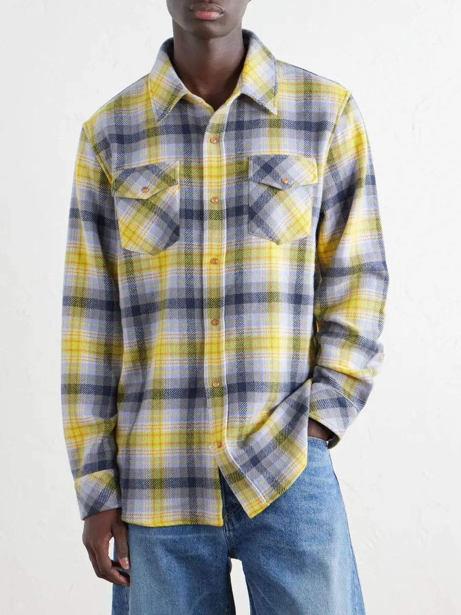 God’s True Cashmere Checked Cashmere Shirt - Men | Thumbnail 3