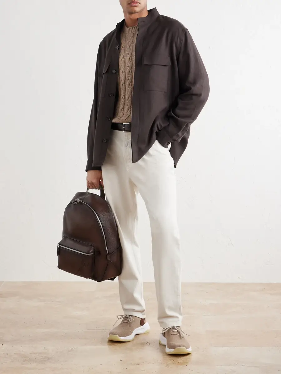 Berluti Time Off Full-Grain Leather Backpack - Men | Thumbnail 3 Berluti Time Off Full-Grain Leather Backpack - Men | Thumbnail 3