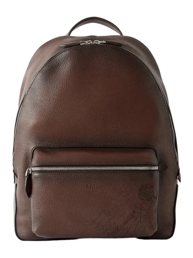Time Off Full-Grain Leather Backpack - Men