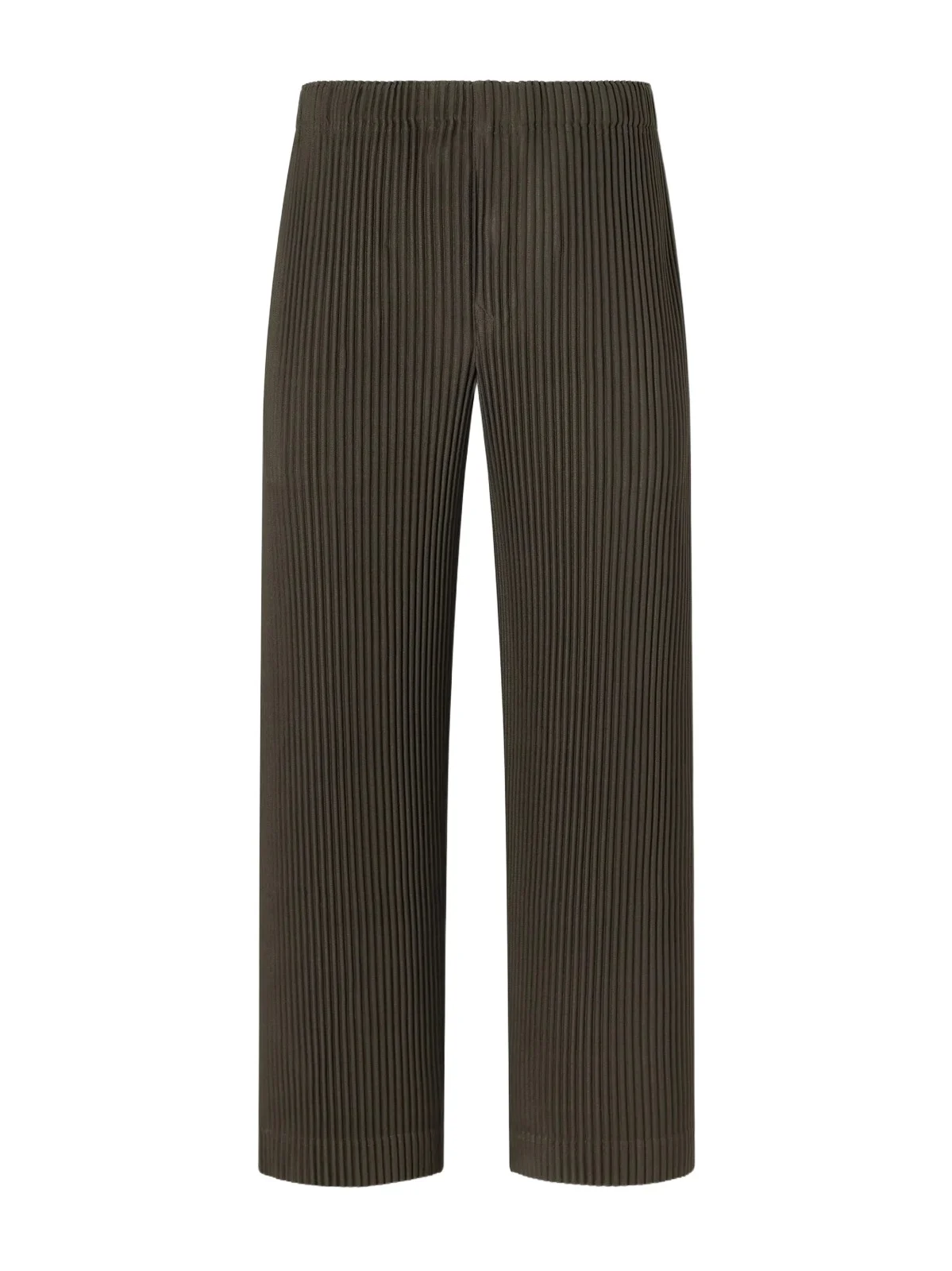 Straight-Leg Embroidered Pleated Trousers - Men