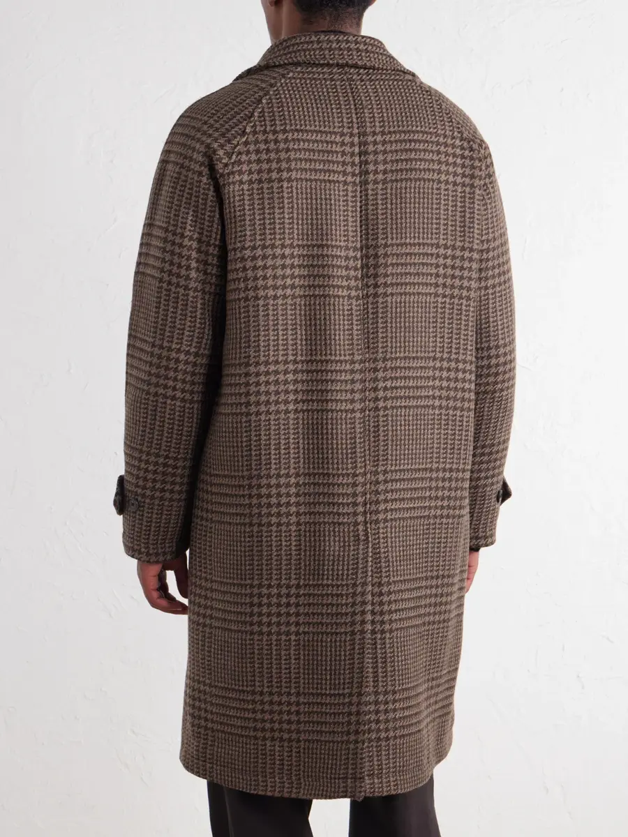 OFFICINE GÉNÉRALE Hudson Prince of Wales Virgin Wool Coat - Men | Thumbnail 4 OFFICINE GÉNÉRALE Hudson Prince of Wales Virgin Wool Coat - Men | Thumbnail 4