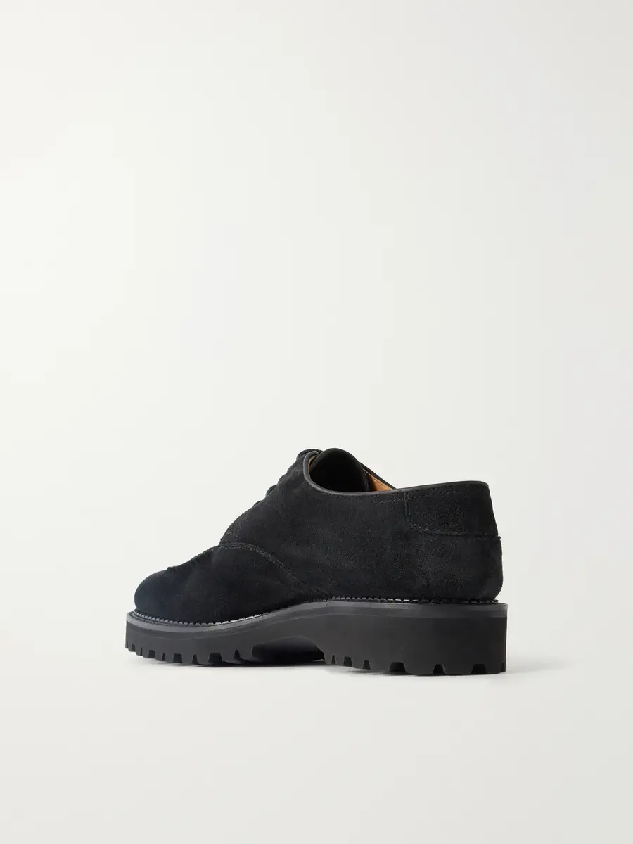 John Lobb Land Suede Derby Shoes - Men | Thumbnail 4