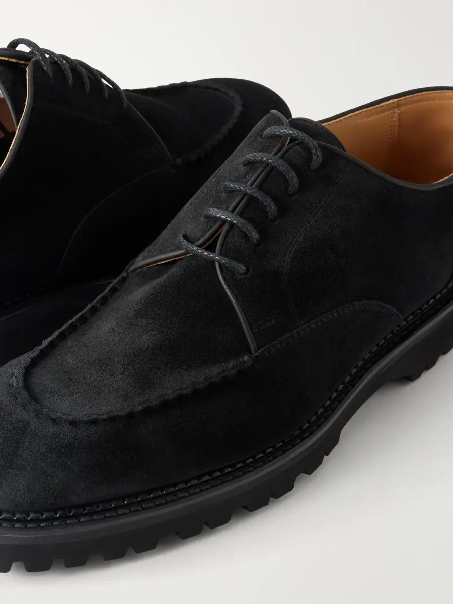 John Lobb Land Suede Derby Shoes - Men | Thumbnail 5