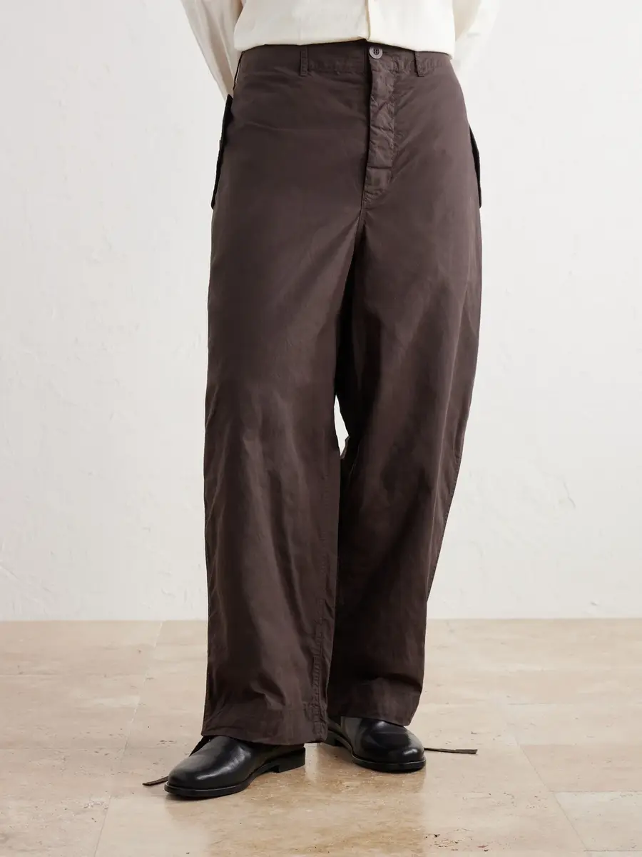Casey Casey Abel Wide-Leg Cotton Trousers - Men | Thumbnail 3