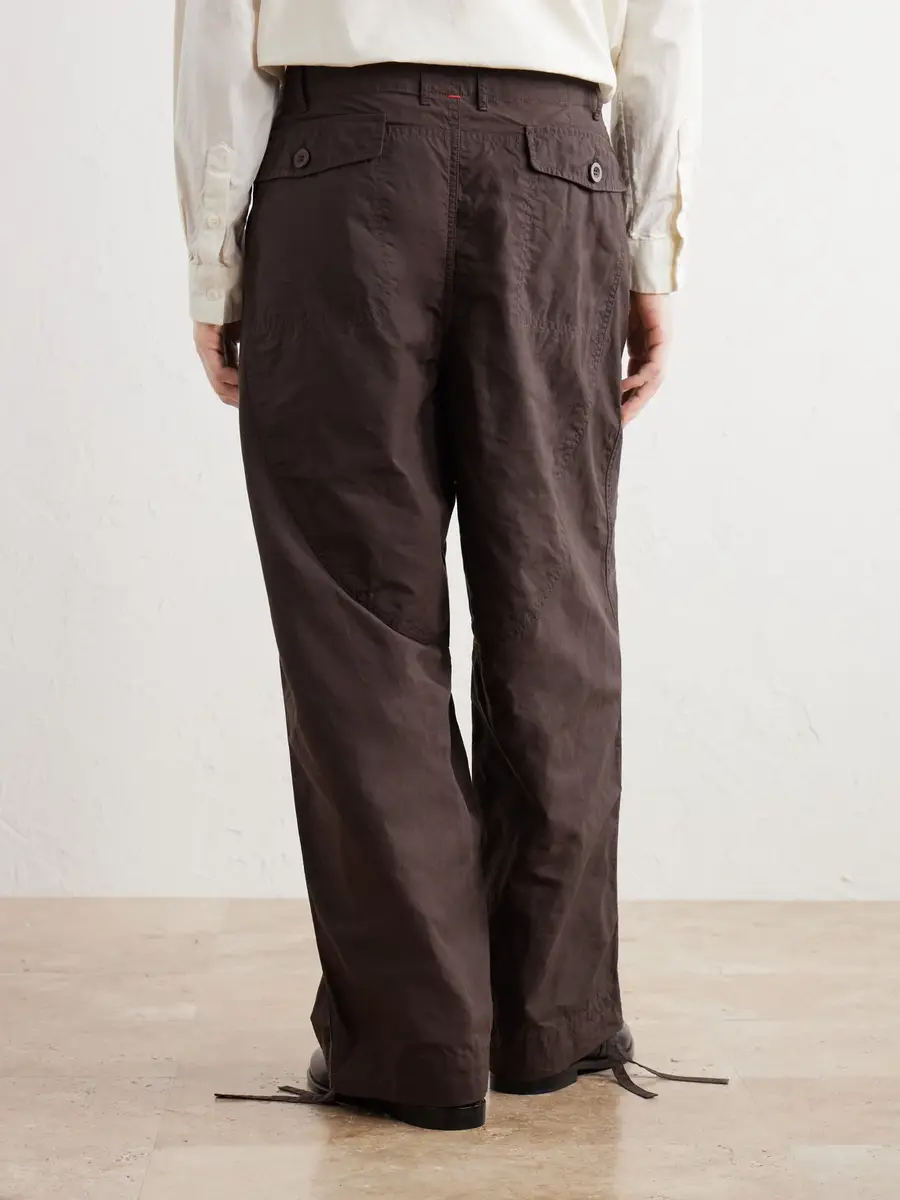 Casey Casey Abel Wide-Leg Cotton Trousers - Men | Thumbnail 4