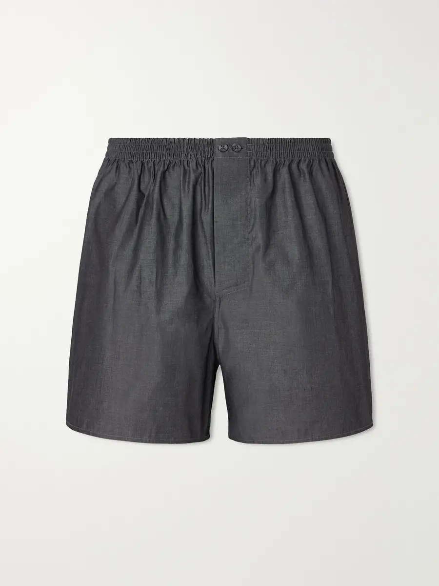 Zimmerli End-On-End Cotton Boxer Shorts - Men | Thumbnail 2
