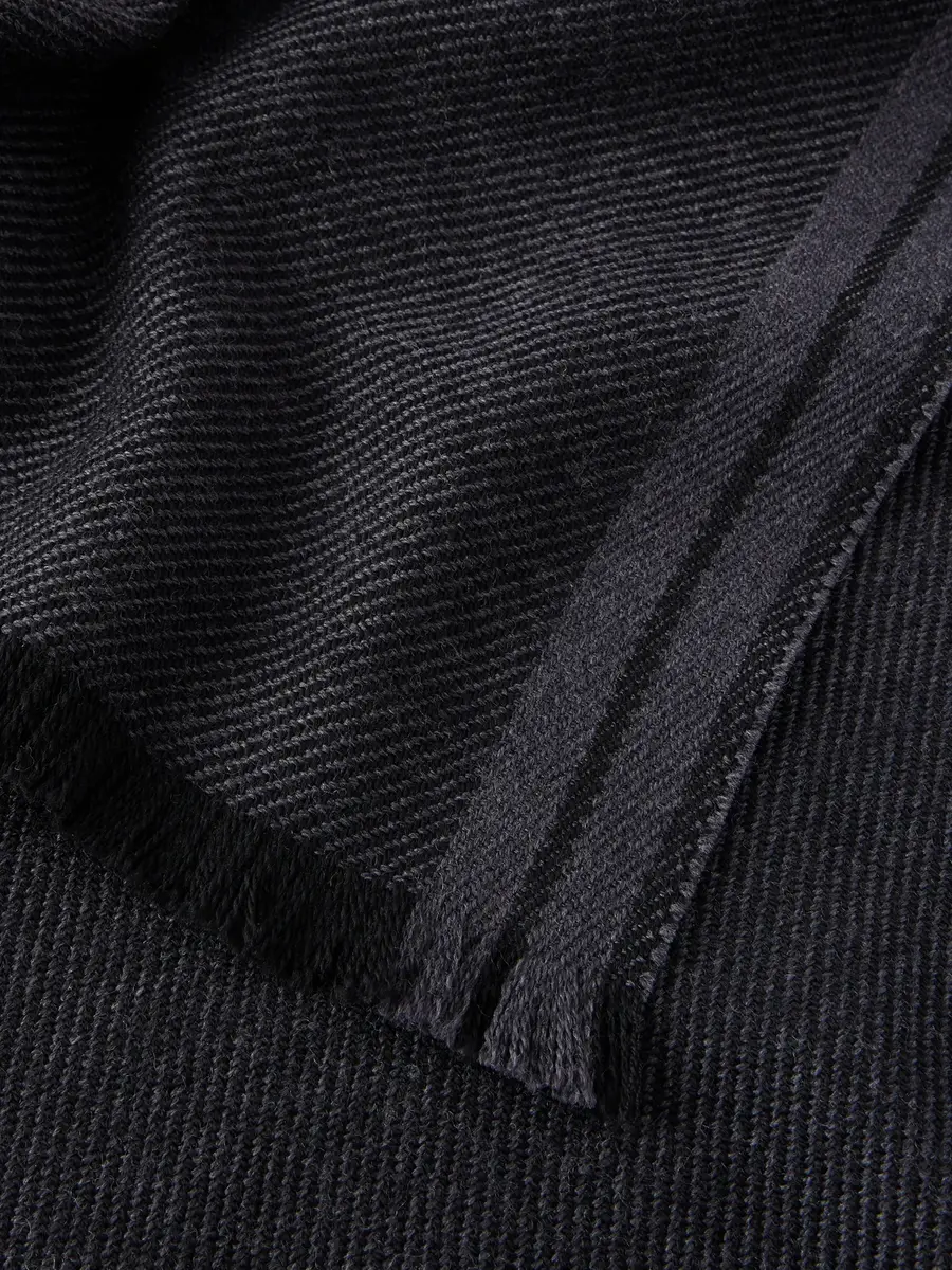 Zegna Wool Scarf - Men | Thumbnail 4 Zegna Wool Scarf - Men | Thumbnail 4