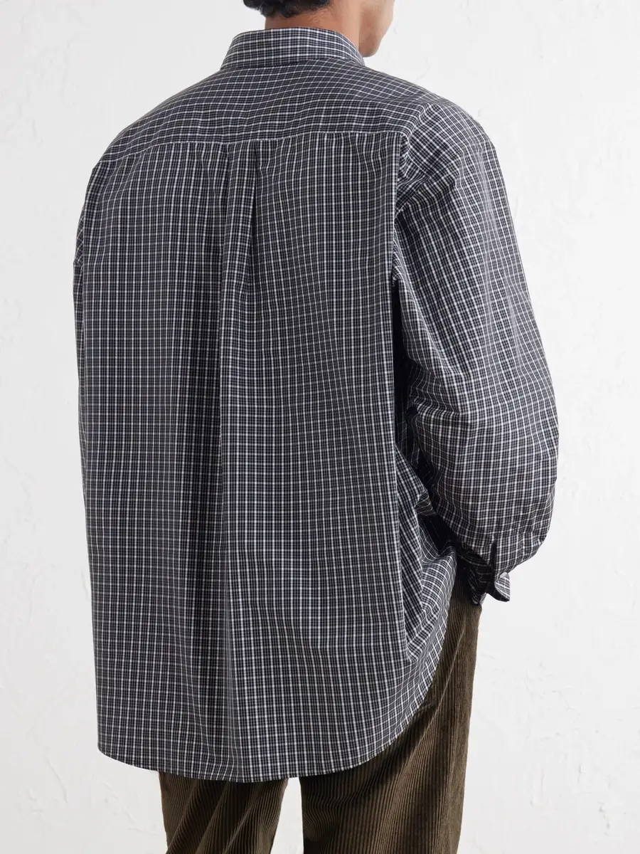 Loewe Loewe Logo-Embroidered Checked Shirt - Men | Thumbnail 4 Loewe Loewe Logo-Embroidered Checked Shirt - Men | Thumbnail 4