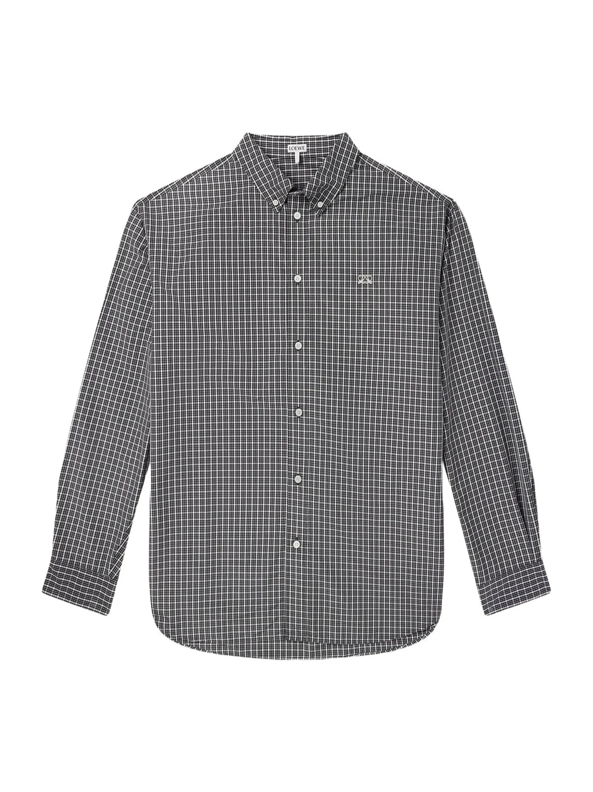 Loewe Loewe Logo-Embroidered Checked Shirt - Men