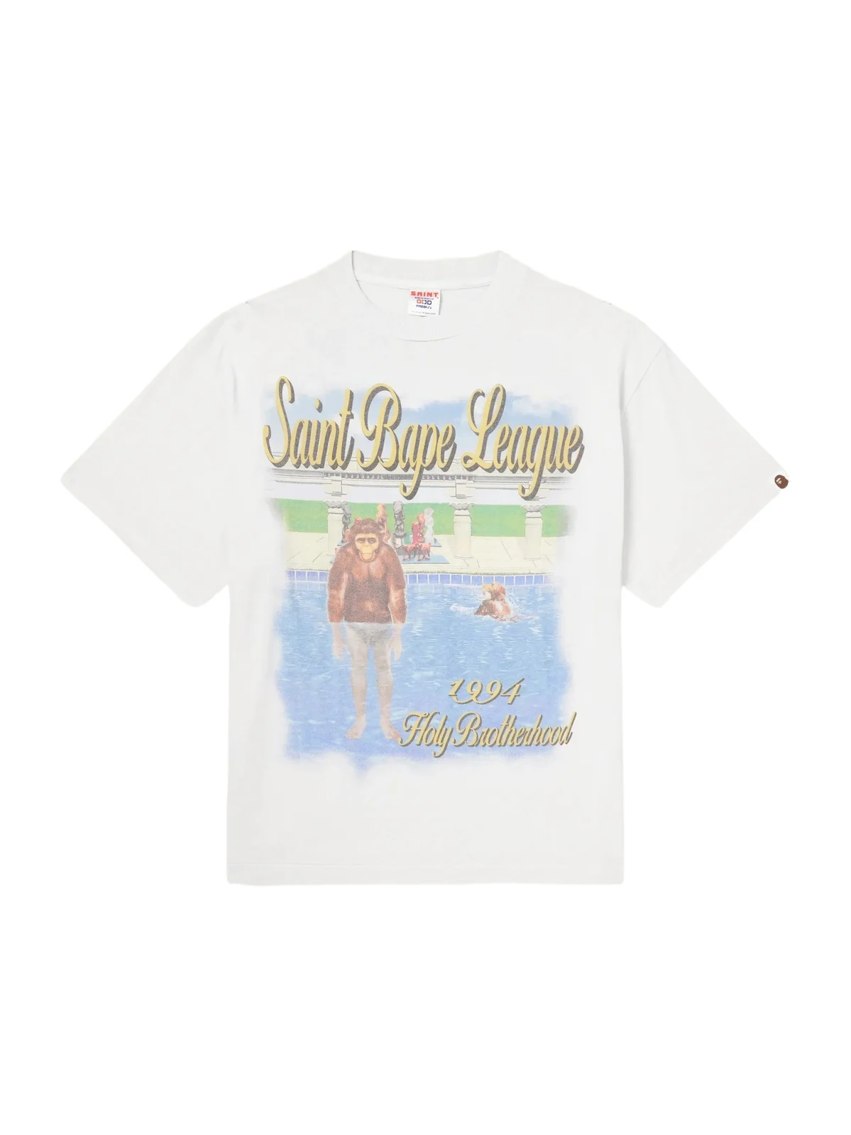 BAPE® Pool Printed Cotton-Jersey T-Shirt - Men