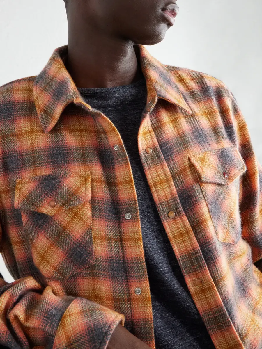 God’s True Cashmere Checked Cashmere Shirt - Men | Thumbnail 5