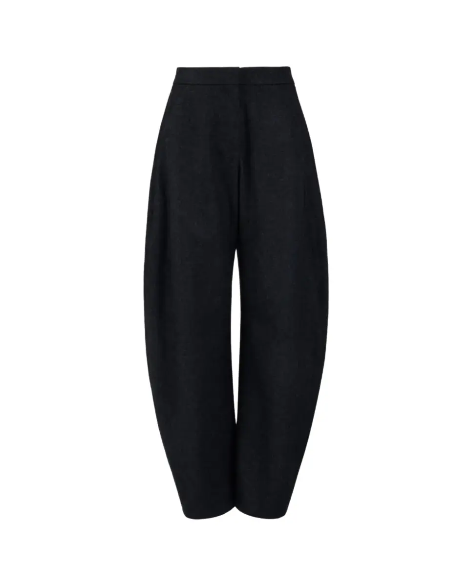 ALAÏA Round Wool Barrel-Leg Pants | Thumbnail 2 ALAÏA Round Wool Barrel-Leg Pants | Thumbnail 2